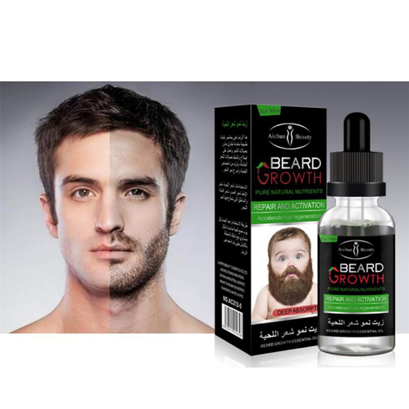 Health Care 100% Natural Organic Beard Oil Beard Wax balm Hair Loss Products Leave-In Conditioner for Groomed Beard Growth Care