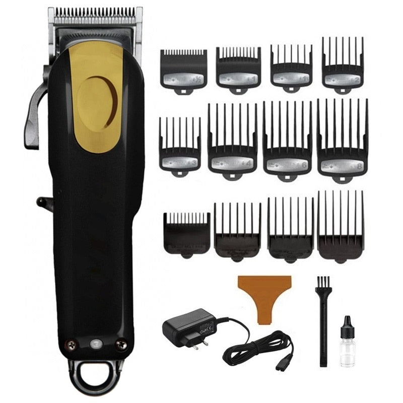 cordless barber hair clipper for men electric hair cutting machine haircut kit hair trimmer compatible for wahl professional