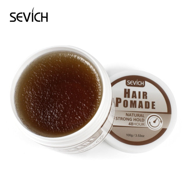 Sevich Men Hair Pomade Wax 48 Hour Restoring Pomade Wax Natural Strong Hold Styling Hair Wax Original Hair Clay Pomades Waxes