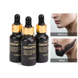 Professional Men Beard Growth Oil Kit Enhancer Facial Nutrition Moustache Grow Beard Shaping Tool Conditioner Beard care product